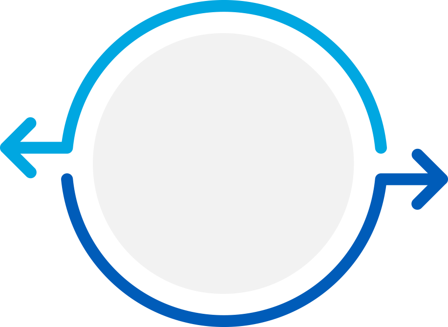 Arrows pointing to flag